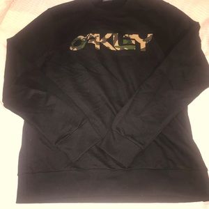 Unisex OAKLEY black sweatshirt black & green camo